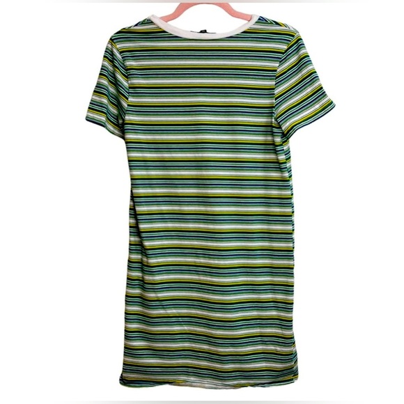 Lulus Binx Green Striped Short Sleeve T
Shirt Dress Size XS - Picture 3 of 7